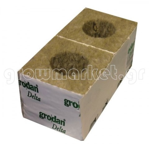 Πετροβάμβακας Grodan 3'' Large Hole