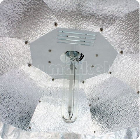 Sun King Parabolic Reflector Silver Medium Vertical